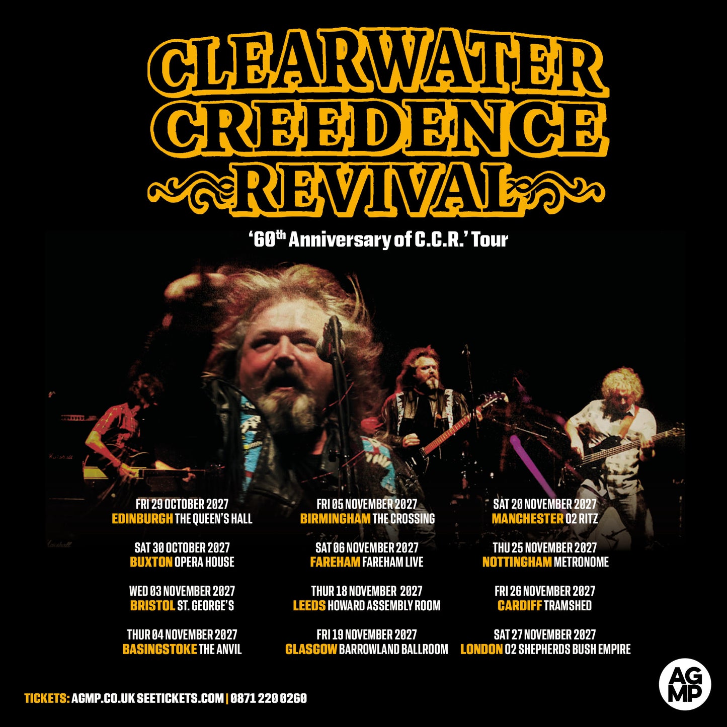 CLEARWATER CREEDENCE REVIVAL '60th Anniversary of C.C.R.